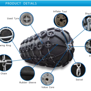 Pneumatic Rubber Fender Size (1200X2000)