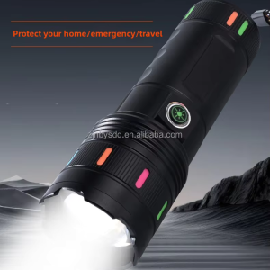 Durable Efficient Energy-saving Rechargeable Aluminum Alloy 1000LM White Laser Flashlight